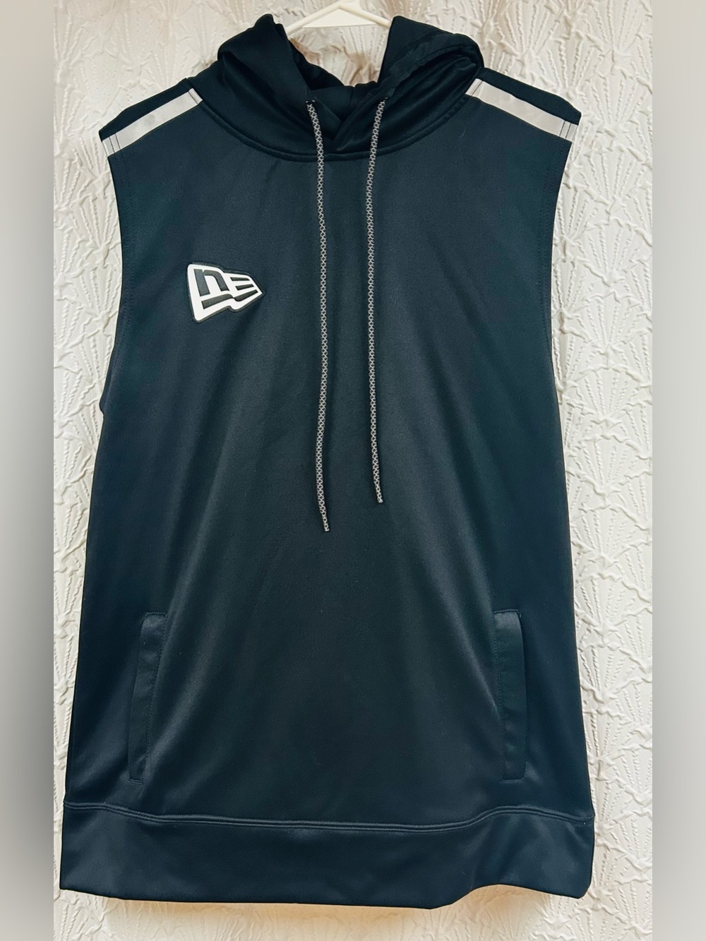 NFL Combine Authentic Men’s Black Sleeveless Athletic Hoodie